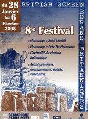 Affiche Festival Ecrans Britanniques 2005